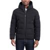 Calvin Klein Winter Coat-Puffer Stretch Jacket with Sherpa Hood Giacca, Ebano, Large Uomo