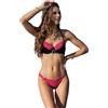 Selente Love & Fun Seducente Bikini Fucsia/Nero, L