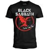 CRAZY FOR ROCK Black Sabbath T Shirt Ufficiale Never Say Die! Maglietta Unisex in Cotone. Maglia Heavy Metal. vestibilità Regular per Adulto e Ragazzo M