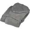 Fazzini Accappatoio unisex in spugna con cappuccio art. Square