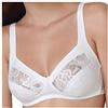 LEPEL Intimo Donna Reggiseno Senza Ferretto dolcepizzo belseno 230 Colore Bianco Taglia 5 Coppa c