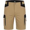 BWOLF Daytona - Pantaloncini da lavoro da uomo, elasticizzati, con molte tasche, cachi, 3XL