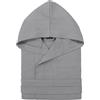Nada Home Accappatoio Nido d'Ape Unisex Uomo Donna in cotone con Cappuccio, Tasche e Cintura - Leggero, Assorbente, Traspirante - Ideale per Casa, SPA, Piscina, Palestra e Viaggi