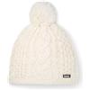 Eisbär Antonia Cuffia con Pompon Donna/Uomo - PON Maglia Intreccio Fantasia Beanie Lavorato a Fodera, Fodera Inverno Autunno/Inverno - Taglia Unica Bianco