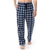 Fruit of the Loom Pantaloni da notte da uomo in morbida flanella, Plaid blu navy., XX-Large