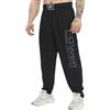 BIG SM SPORTSWEAR MUSCLEWEAR BIG SAM SPORTSWEAR COMPANY Pantaloni della tuta larghi da uomo con tasche, pantaloni da palestra vecchio stile, vestibilità rilassata