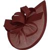 Caprilite Fascinator Vegan Moon Hoop su fascia per capelli matrimonio Ascot Races su misura Sinamay Disc