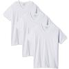 Fruit of the Loom T-Shirt da Uomo con Scollo a V, Taglia Alta, Confezione da 3