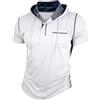 MakingDa, felpa da uomo a maniche corte con cappuccio, per palestra, sport estivi, leggera, con tasche, adatta per fitness, corsa, boxe, escursionismo, bianco, 3XL