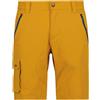 CMP Bermuda Stretch da Trekking con Tasconi Laterali da Uomo, 31T5637 (IT, Numero, 46, Regular, Regular, Curcuma)
