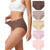 Gladbecke Mutande Culotte Donna bambù Slip Elastico Morbide Come Seta S
