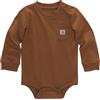 Carhartt Body unisex a maniche lunghe per neonati, Carhartt, marrone, 6