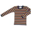 Engel Natur - Camicia a maniche lunghe per bambini, 70% lana Merino biologica, 30% seta, certificata GOTS, Prodotto in Germania (116, Multicolore)