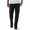 Lee Men's Total Freedom Stretch Relaxed Fit Flat Front Pant, Black, 36W x 30L