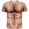 Loveternal muscolio Magliette Uomo Unisex T-Shirt 3D Stampato Magliette Uomo Divertenti Manica Corta Camicia L
