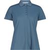 CMP Polo Donna in piqué con Dry Function Traspirante Asciugatura Rapida Protezione UV Anti Odore vestibilità Femminile per Città Outdoor Viaggio e Tempo Libero Taglia M