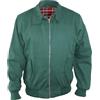 Skytex UK Harrington, giacca classica, stile retrò, disponibile in 10 colori, taglie XS-8XL verde s