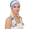 Deresina Headwear Copricapo chemioterapico da donna, Cuffia in bambù con sciarpe staccabili, turbante per tutti i giorni, berretto morbido, traspirante ed elegante per donne moderne