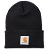 Carhartt, Acrylic Watch Hat - Cappello, Unisex, Colore Black, Taglia Taglia Unica