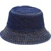 Umeepar Cappello da pescatore unisex, in denim, 100% cotone, pieghevole, per la spiaggia, protezione dal sole per uomo e donna, Taglia unica