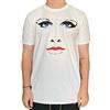Prince T Shirt Faces And Doves Logo Nuovo Ufficiale Uomo Bianca