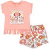 Disney Minnie Mouse Lilo & Stitch Principessa Winnie the Pooh t-shirt e pantaloncini in spugna francese set neonato a grande bambino, Tu sei il mio sole, 3 Years