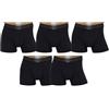 CR7 CRISTIANO RONALDO CR7 Underwear Pack 5 Boxer Uomo - Cotone biologico traspirante con vita morbida - Nero, Nero , M