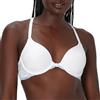 Maidenform Racerback Bra with Shaping & Support, One Fab Fit Underwire Bras for Women, Lightly Lined, Front Closure Reggiseno, Bianco/Alto Come Il Cielo Blu, 6C Donna