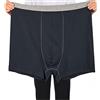 WINDEHAO Plus Size 13XL (200 kg) Boxer da uomo, 3 pezzi intimo maschile, morbido e oversize in cotone elasticizzato (nero, 8XL misura 120-130 kg)