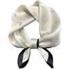 LumiSyne Sciarpe Di Seta Donna Foulard Quadrata Motivo Classico Pied De Poule a Quadri Stampata Cavallo Retrò Morbido Raso Foulard Piccolo Decorativo Copricapo Bandane Fascia Per Capelli Fazzoletto