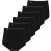 Sloggi 6 Pezzi Slip Alti Donna Basic Maxi Nero tg. 42