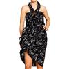 PANASIAM Sarong B900 black bird, L