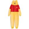 Disney Tutina da Donna con Cerniera Gialla e Rossa di Winnie The Pooh | Pigiama a Maniche Lunghe con Cappuccio in Morbido Pile | Pigiama a Tema Cartone Animato