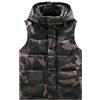 Generic Camicia intima imbottita casual da uomo con colletto con cerniera con tasche con cappuccio invernale calda giacca intima alta cappotti antipioggia per uomo, Verde, XL