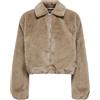 ONLY Onldana Life Faux Fur Jacket Cc OTW - Giacca da donna, Visone argenteo, L