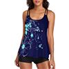 Urchics Tankini - Costume da bagno da donna, in due pezzi, con pantaloncini da ragazzo, Morning Glory, XX-Large