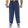 BIG SAM SPORTSWEAR COMPANY Pantaloni della tuta larghi da uomo con tasche, pantaloni da palestra vecchio stile, vestibilità rilassata