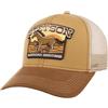 Stetson Cappellino American Heritage Horse Uomo - Trucker cap Berretto Baseball Mesh Snapback, con Visiera, Fodera, Fodera Estate/Inverno Primavera Estate Autunno Inverno - Taglia Unica Marrone