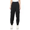 GUESS Pantalone Donna Guess Cargo a Vita Media Nero E25GU33 V4YB06WG982 M