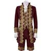 Shophubio Costume da gentiluomo britannico vittoriano rinascimentale Tudor Rococò, completo con cappotto, gilet e pantaloni, per cosplay storico, festival rinascimentale, stile vintage