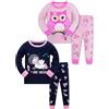 SOIBEEN Pigiama per ragazze Set 100% Cotone PJs Bambino Manica Lunga Pigiami Vestiti per bambini 2 Pezzi Outfit 1-8 Anni