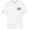 Saint Barth Mc2 Uomo T-Shirt Manica Corta DLR0001-Oversize Ibiza Calling Cotone Bianco L