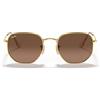 Ray-Ban 0RB3548N Occhiali da Sole, Blu (Gold), 50.0 Unisex-Adulto
