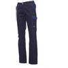 PAYPER Canyon Pantalone Unisex da Uomo Donna multistagione Lavoro con Tasche Laterali Chiusura Zip 100% Cotone Alta visibilità Taglie Forti Blu Navy Royal Smoke Nero (XS, Blu Navy/Blu Royal)