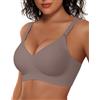 Vertvie Reggiseni senza ferretto push up senza ferretto da donna senza cuciture di supporto copertura completa reggiseni per tutti i giorni regolari e taglie forti
