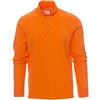 PAYPER Florence Polo da Uomo a Manica Lunga 100% Cotone Colletto Polsino a Costine Spacchetti Laterali Rinforzo Sagomato retrocollo Arancione (3XL)
