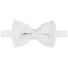 THE GENTS LAB Papillon da uomo lavorato a maglia in 100% poliestere morbido | oltre 20 colori, bianco, Length - Adjustable to fit up to neck size 20inches Width - 12cm