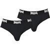 Lonsdale Slip Brief da Uomo Confezione da 2 Mutande con Vita Elasticizzata, Nero , L