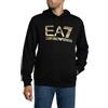 EA7 Emporio Armani Felpa Uomo con Cappuccio Logo Series in Cotone Stretch con Maxi Logo 7M001190AF17787 8033995837018 - L Nero L