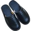DSFIHJO Ciabatte Uomo Pantofole Da Casa In Pelle Economiche Scarpe Interno Uomo Grandi Dimensioni 47-48 Chiuse Coppia Unisex(Black,45-46)